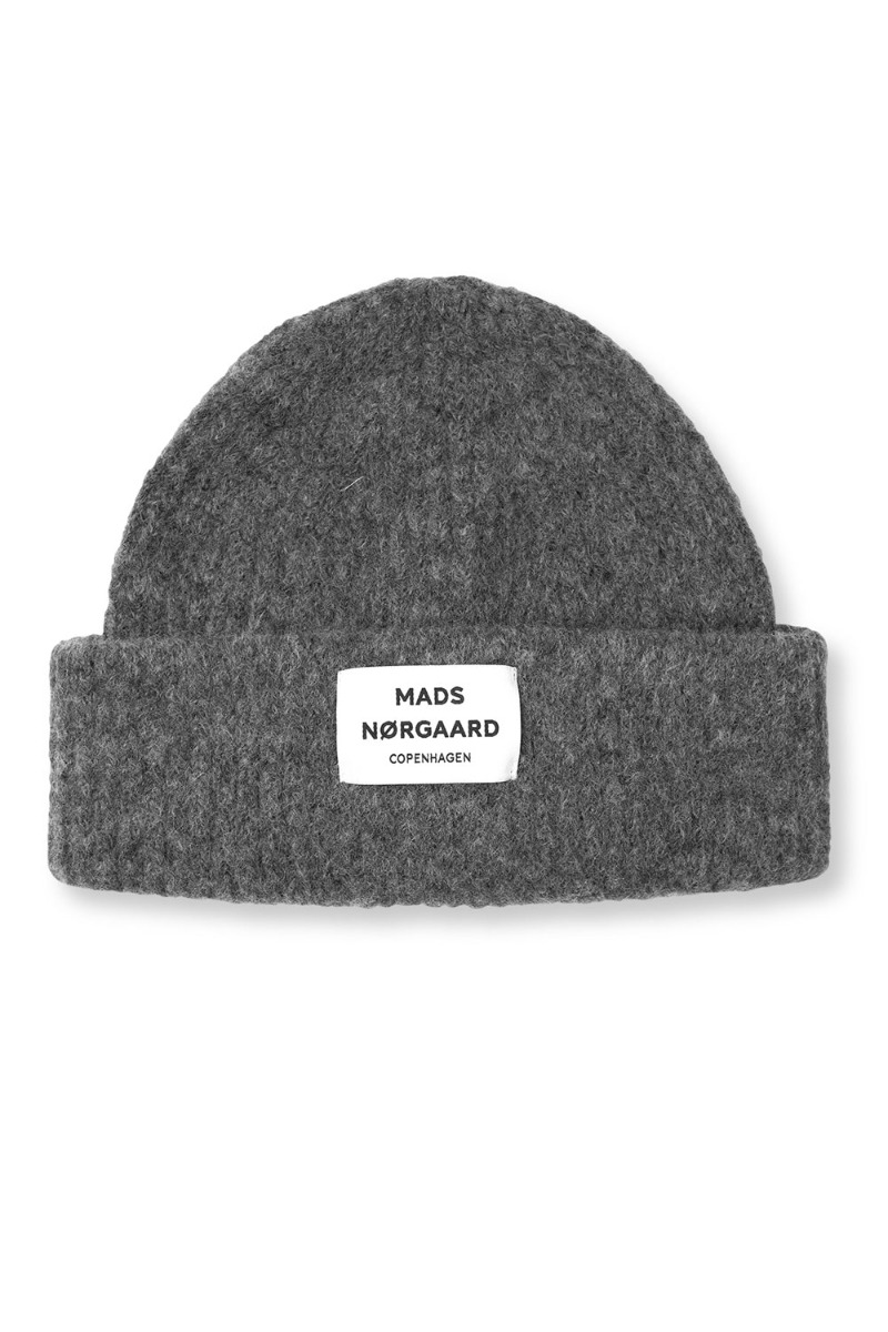 ?ø Mads Nørgaard - Hue - Tosca Anju Hat - Dark Grey Melange