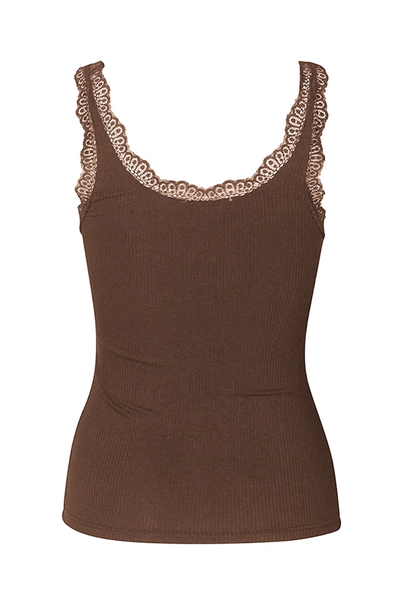?ø Mbym - Top - Cerise-m - Umber Brown