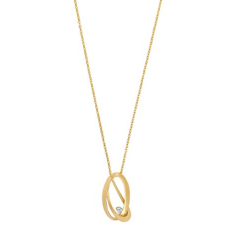 14 Karat Guld Vedhæng Fra Nordahl Andersen Med Brillant 006 Carat Wsi