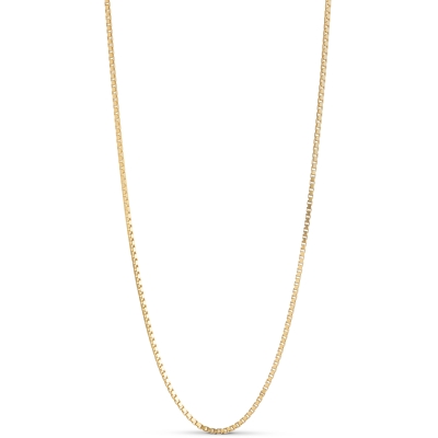 Box Chain Forgyldt Sølv Halskæde Fra Enamel N114g