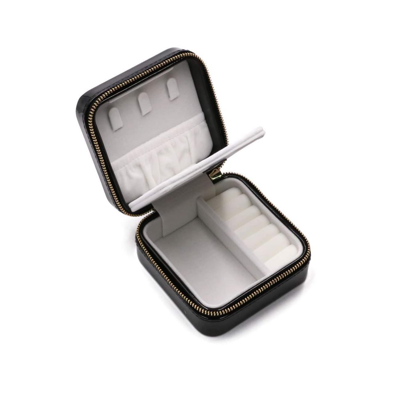 Annebrauner Jewellery Travel Box Lacquer Blackwhite