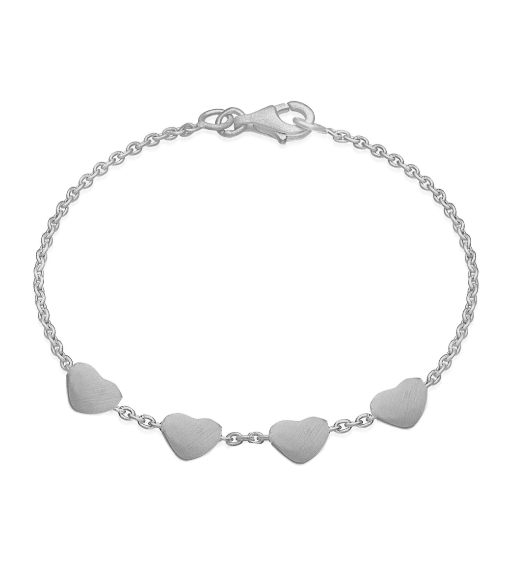 4love Heart Sterling Sølv Armbånd Fra Frk Lisberg