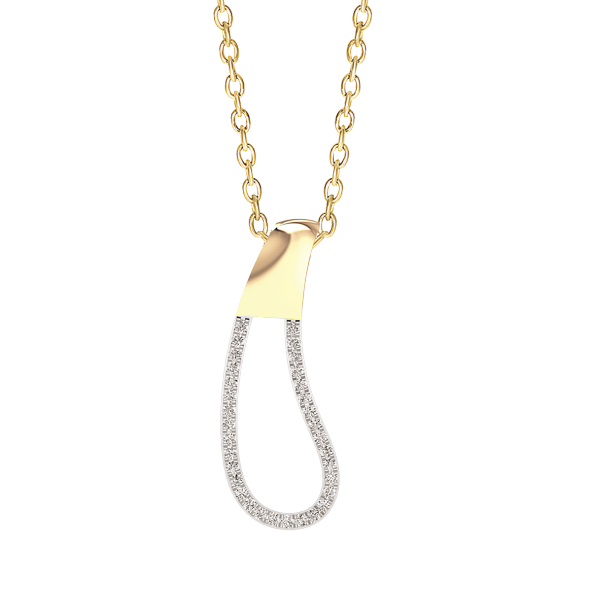 14 Karat Guld Vedhæng Fra Støvring Design Med Brillanter 012 Carat Wsi
