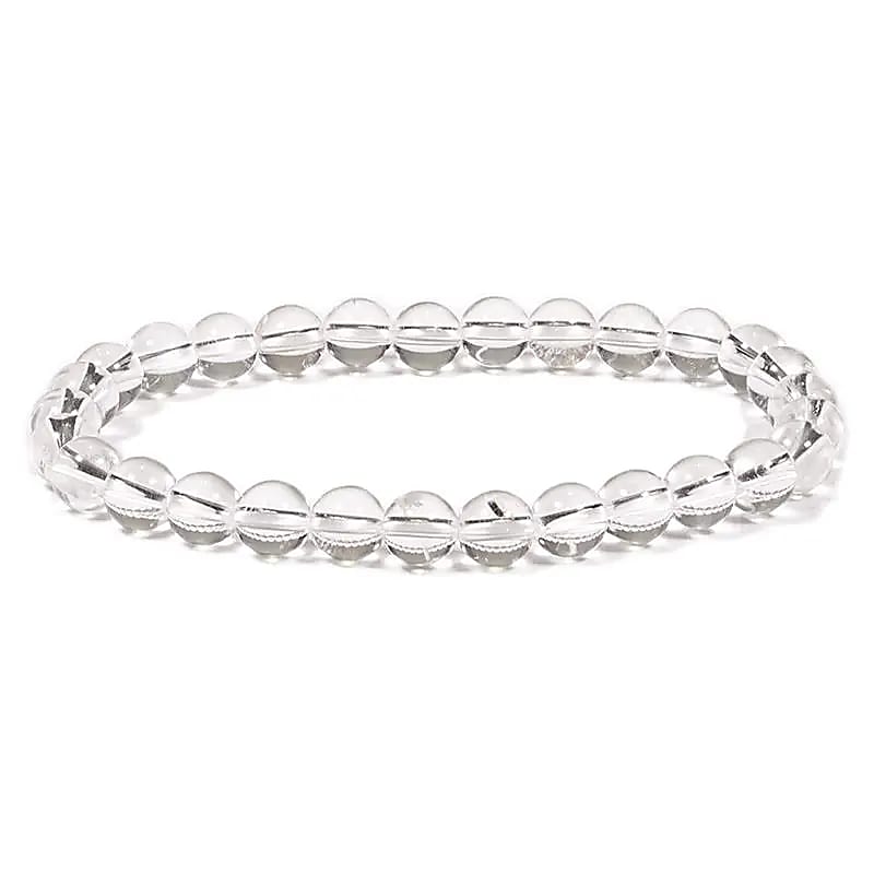 Armbånd Bjergkrystal - 6mm