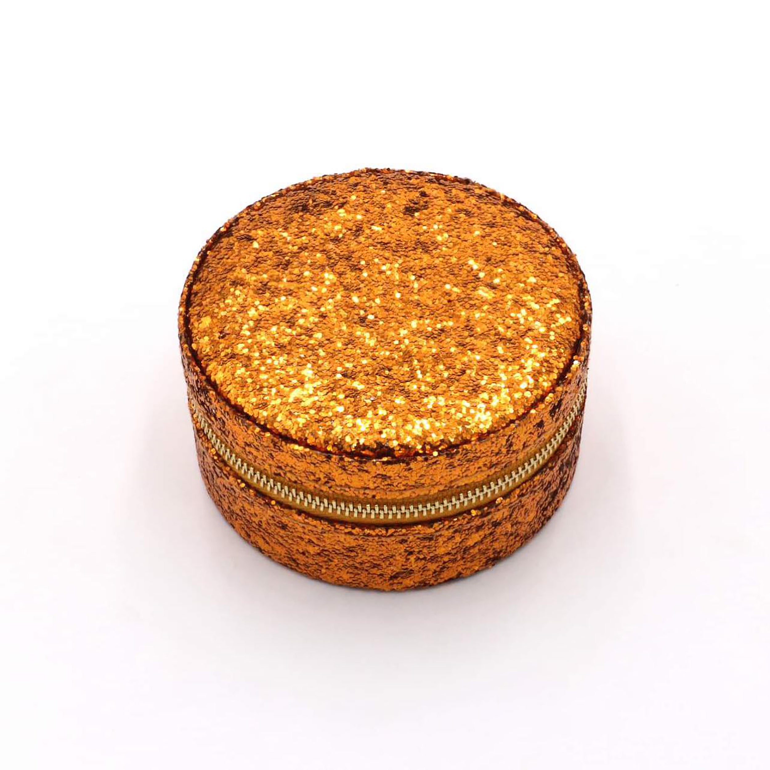 Annebrauner Jewellery Travel Box Round Orange