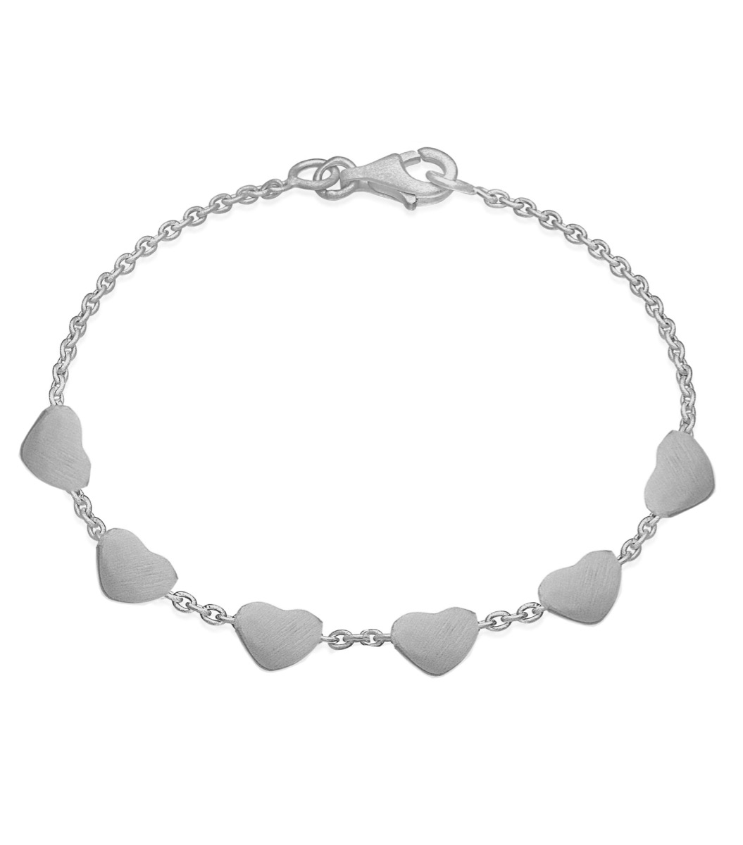 6love Heart Sterling Sølv Armbånd Fra Frk Lisberg